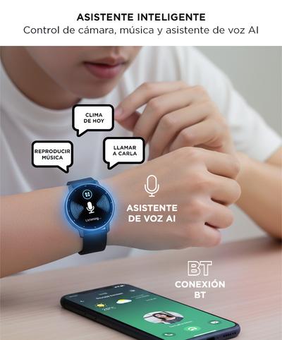 Clima Reloj Digital Para Celular Smartwatch Gadnic Reloj
