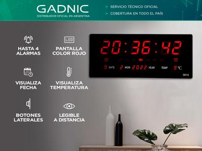Wall Clock Como Programar Reloj Digital De Pared Guatemala Reloj