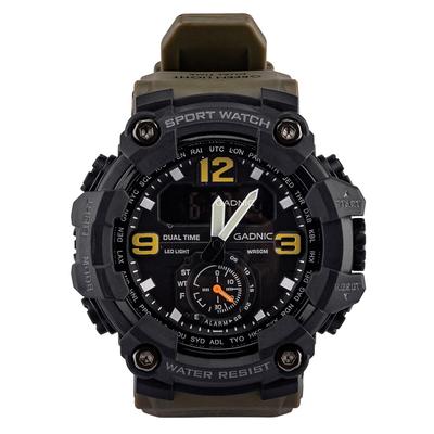 Reloj Digital Gadnic RM80F23 Hombres Sumergible Alarma Cronometro Display  LED Gadnic