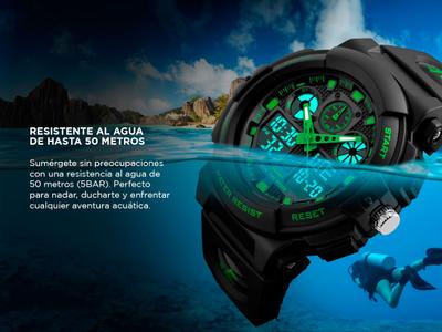 Reloj de Hombre Deportivo Gadnic Sealy Digital Cronógrafo Gadnic - Main Image