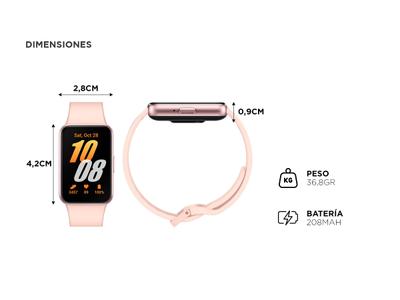 Smartwatch Samsung Galaxy Fit3 R390NZAALTA Bidcom