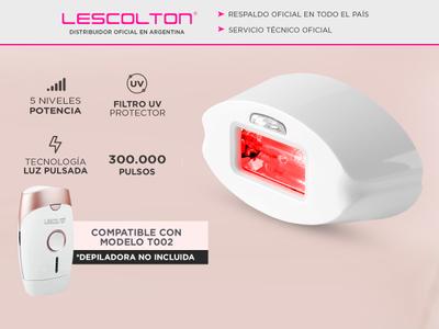 Repuesto Depiladora definitiva láser para Cabezal Lescolton T002