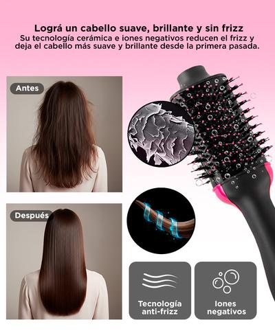 Cepillo Secador de Pelo Care By Gadnic S1200 Pro Voluminizador