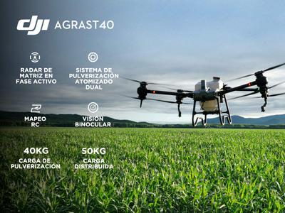 Drone Agras T40 DJI Combo Control Inteligente Baterías y Cargador