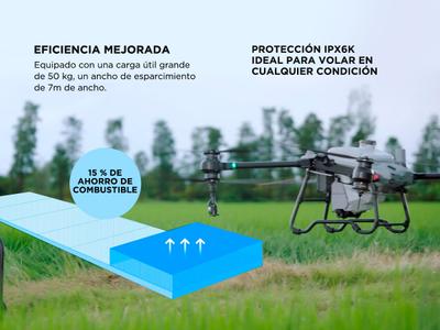Drone Agras T40 DJI Combo Control Inteligente Baterias y Cargador