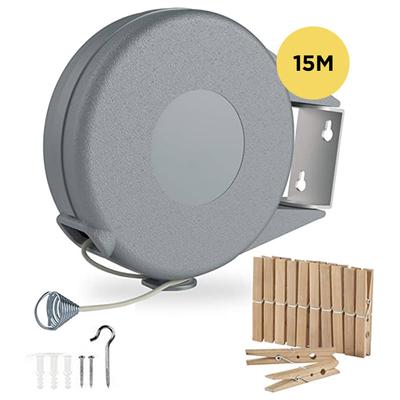 Tender Ropa Gadnic Tendedero Pared Extensible 15 mts Gadnic