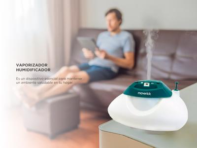 Vaporizador Humidificador De Ambiente Maverick Vp-3 De Lts Color