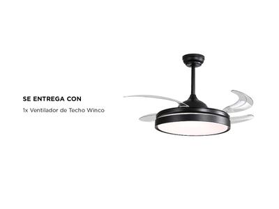 Ventilador de Techo Winco con Luz Led W1342 Bidcom