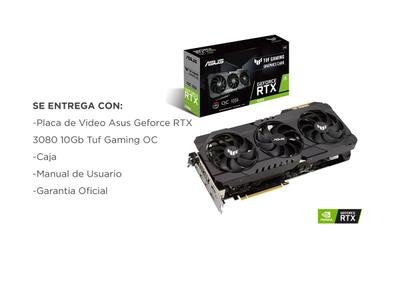 Placa de Video Asus Nvidia Geforce RTX 3080 10Gb Tuf Gaming OC