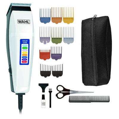 Maquina de cortar pelo Wahl Color code Clipper eléctrico 17 Piezas Bidcom