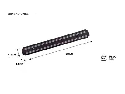 Barra Imantada para Cuchillos Gadnic Soporte Magnetica | Gadnic