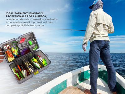 5 Anzuelos/juego De Pesca En Mar Y Pesca En Agua Dulce Combinación