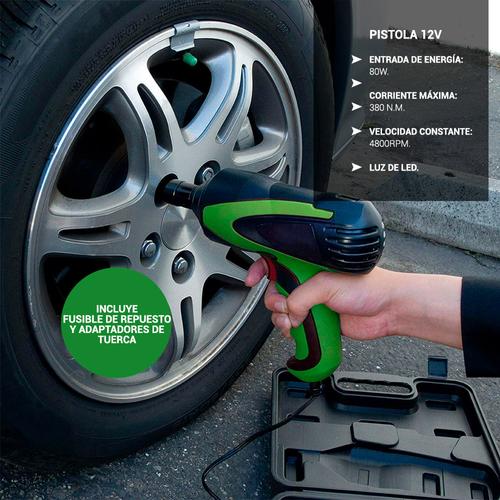 Kit Crique Gadnic y Pistola 12 volt + Linterna 8000 Lúmenes - 3