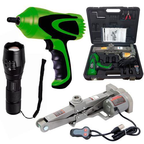 Kit Crique Gadnic y Pistola 12 volt + Linterna 8000 Lúmenes - 0