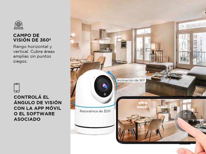 Kit x 6 Cámaras De Seguridad Srihome 1080p Audio Bidireccional Vision Nocturna - 3