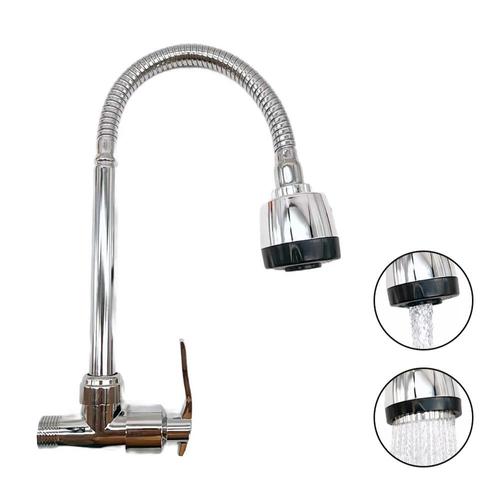 Grifería Monocomando Rieti By Gadnic Cocina Plástico Lluvia Chorro Flexible - 0