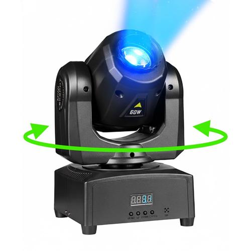 Luz LED Para DJ Gadnic Cabezal Móvil 30w Bid Dipper 220v  - 0