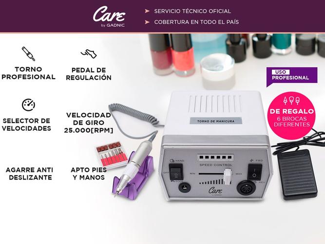 Torno Profesional Para Uñas Gadnic de Alta Velocidad - 1
