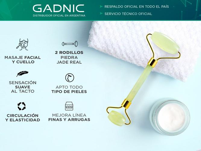 Masajeador Facial Corporal Gadnic Verde Jade - 2