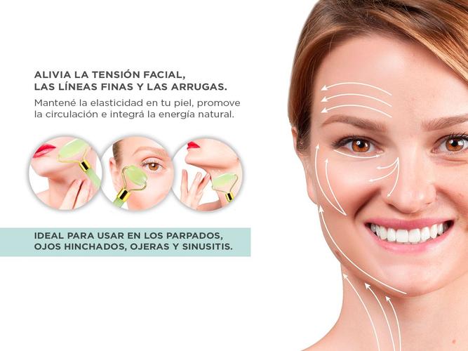 Masajeador Facial Corporal Gadnic Verde Jade - 3