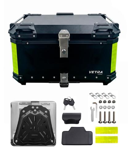 Baulera Moto 65L Vetra by Gadnic Aluminio Porta Casco - 6
