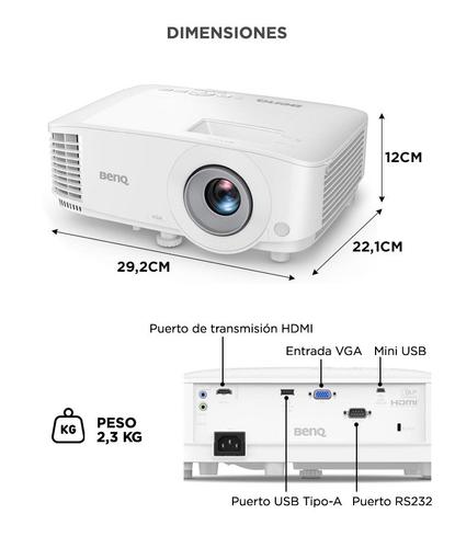 Proyector Profesional BenQ MX560C XGA 4000 Lúmenes Tecnología SmartEco - 4