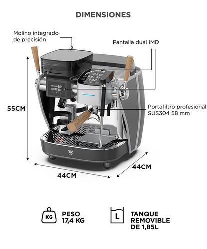 Cafetera Espresso 3200W CUK By Gadnic Con Molinillo Integrado 20 Bar Vaporizador De Leche - 5