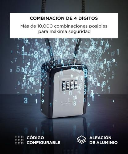 Caja Fuerte Guarda Llaves Gadnic Con Cable Extraíble - 3