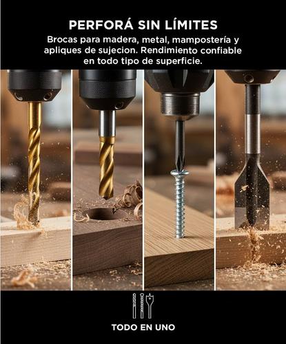 Juego de Mechas Para Taladro GADNIC DL246 246 brocas - 2