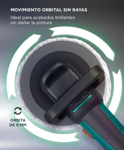 Pulidora Eléctrica BRON By Gadnic 850W Orbital Doble Acción 150mm 2000 A 6400 RPM - 2