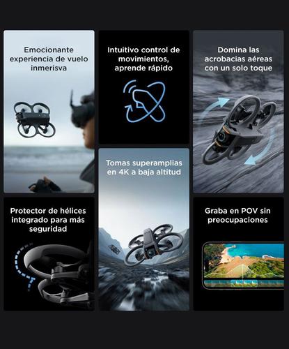 DJI Avata 2 Fly Smart Combo (Una Batería), Dron FPV Con Cámara 4K, Experiencia Inmersiva - 4