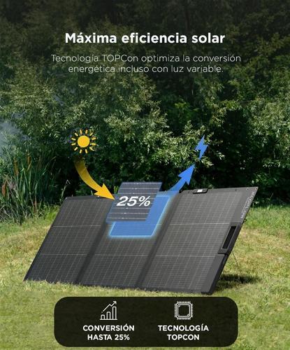 Panel Solar Portátil EcoFlow de 160W Eficiencia de Conversión Hasta 25% - 2