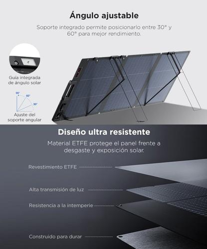 Panel Solar Portátil EcoFlow de 160W Eficiencia de Conversión Hasta 25% - 3