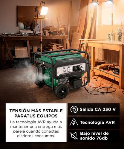 Generador Grupo Electrógeno a Nafta BRON by Gadnic 6500WPortátil Ruedas 220V Arranque Eléctrico  - 2