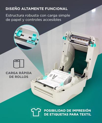 Impresora Térmica X-Printer XP-470B 108mm 127mm/s Imprime Códigos de Barras - 4