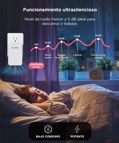 Purificador De Aire Gadnic 3 En 1 Ionizador Hogar Silencioso - 3