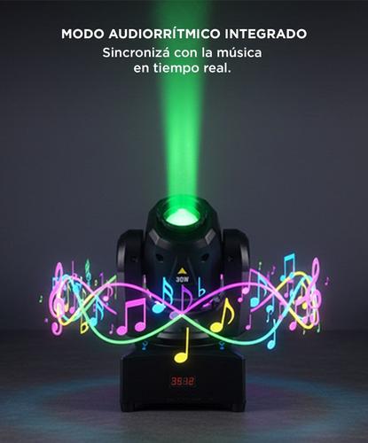 Luz LED Para DJ Gadnic Cabezal Móvil 30w Bid Dipper 220v  - 3