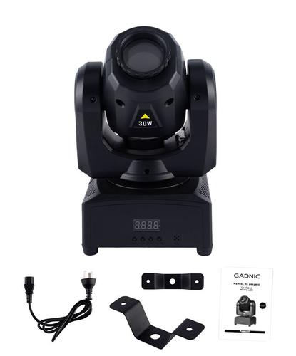 Luz LED Para DJ Gadnic Cabezal Móvil 30w Bid Dipper 220v  - 6