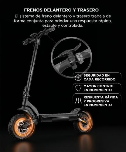 Monopatín Eléctrico Urbano Gadnic Suspensión Delantera Y Trasera Autonomía 40 km Motor 500W Velocidad 40 km/h - 4