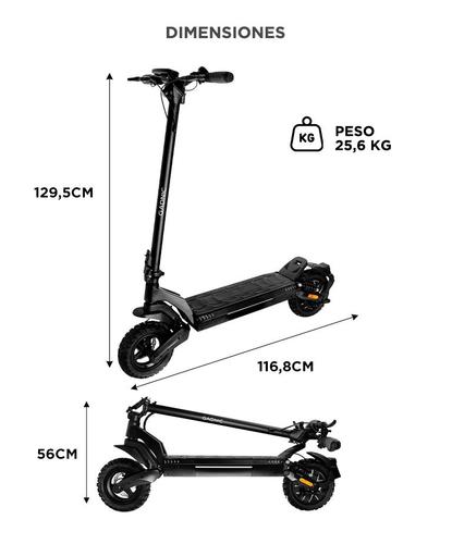 Monopatín Eléctrico Urbano Gadnic Suspensión Delantera Y Trasera Autonomía 40 km Motor 500W Velocidad 40 km/h - 5