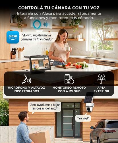 Cámara de Seguridad Solar Gadnic Lente Dual IP65 Full HD Visión Nocturna  - 5