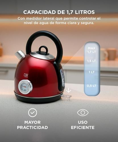 Pava Eléctrica Retro Gadnic Con Medidor  - 2