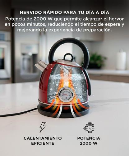 Pava Eléctrica Retro Gadnic Con Medidor  - 4