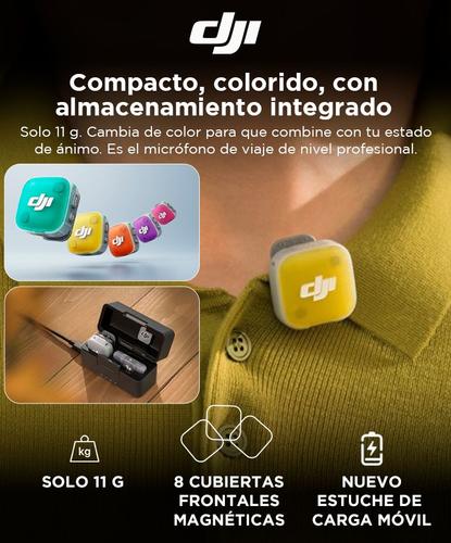 Mic Mini 2 DJI (2 TX + 1 RX Estándar + Estuche De Carga), Cancelación De Ruido, Conexión OsmoAudio - 1