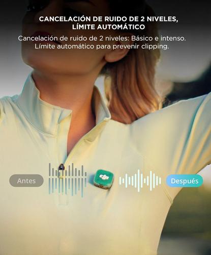 Mic Mini 2 DJI (2 TX + 1 RX Estándar + Estuche De Carga), Cancelación De Ruido, Conexión OsmoAudio - 4