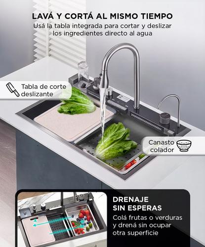 Bacha De Cocina Inteligente Rieti Panel Digital Outlet - 2