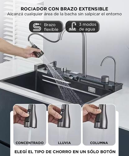 Bacha De Cocina Inteligente Rieti Panel Digital Outlet - 3