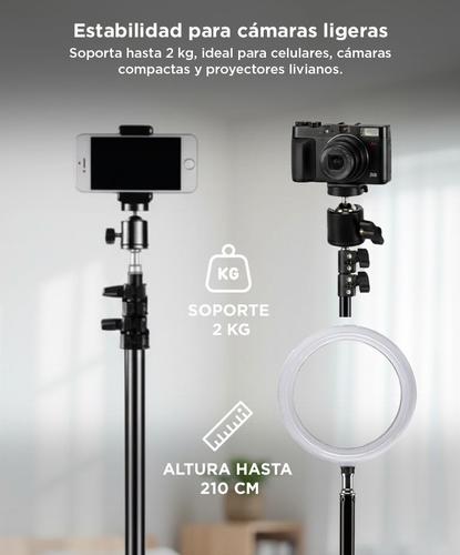 Tripode Profesional Gadnic 21 mts c Soportes para Celulares Camaras y Fotografia Outlet - 2