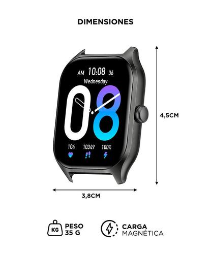 Reloj Smartwatch Gadnic Pantalla Táctil IP68 - 5