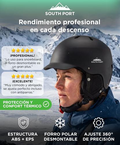 Casco Ski Snowboard  Southport by Gadnic Talle M 55 a 58 cm ABS EPS Ajuste 360  - 1